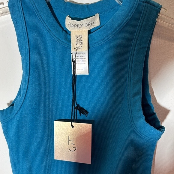 Happily Grey Blue Bodysuit- S/M - Picture 3 of 5